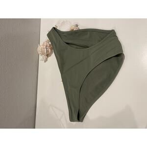 Aerie Olive Green Bikini Bottom Size -L NWT